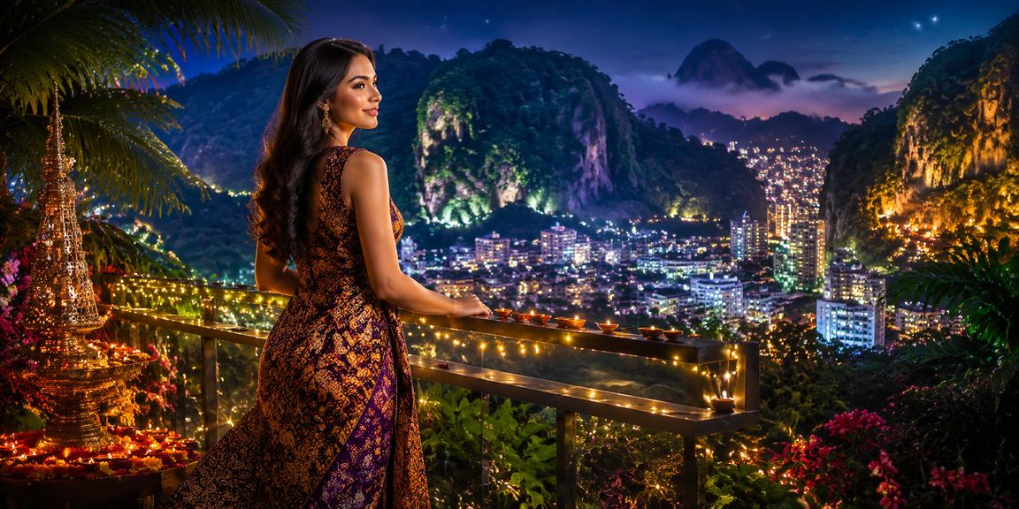 Ilustrasi bonus rebat bergaya batik Malaysia di Ipoh