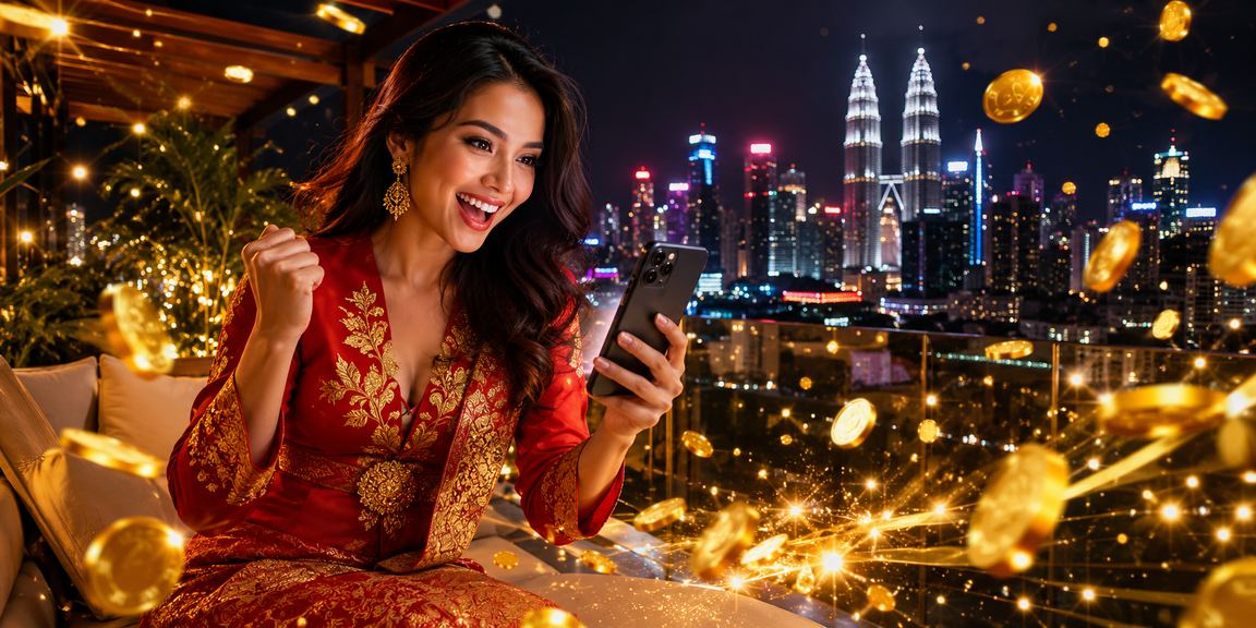 Pengguna menyemak status VIP dari telefon batik di Petaling Jaya
